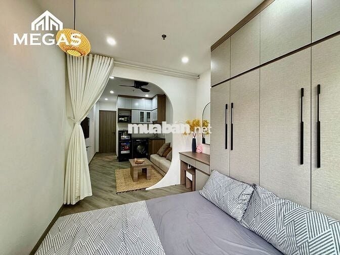 CHO THUÊ CĂN HỘ 1PN FULL NỘI THẤT BAN CÔNG NGAY TẠI DƯƠNG KHUÊ