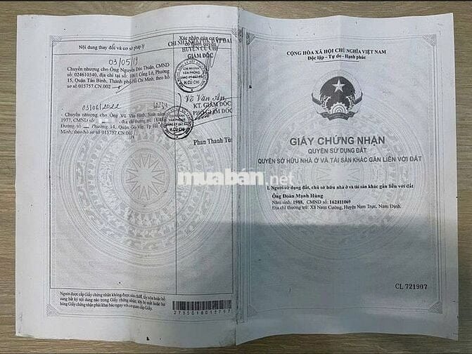 BÁN ĐẤT ngang 15 mét MẶT TIỀN ĐƯỜNG 171 BÌNH MỸ, CỦ CHI, TPHCM