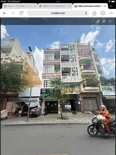 Gđ đi định cư cần bán  MT Cô Giang,Q1_dt:3,9x20m,76m2,4lầu_giá 35 !