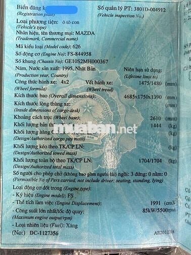 Bán xe 1995 - 99999 km