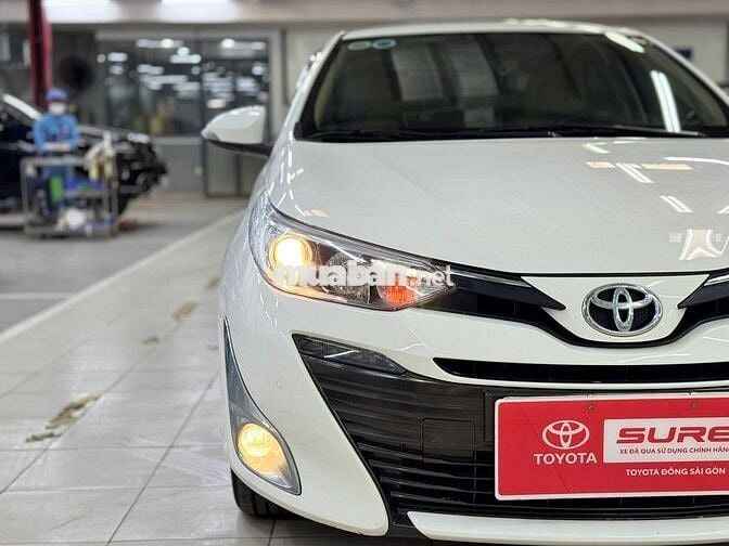 VIOS 1.5G 2020 bản đủ Trắng 107838 km