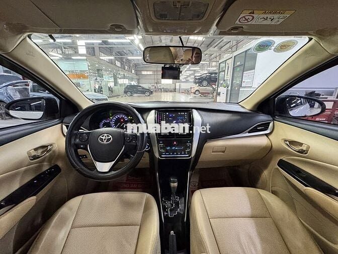 VIOS 1.5G 2020 bản đủ Trắng 107838 km