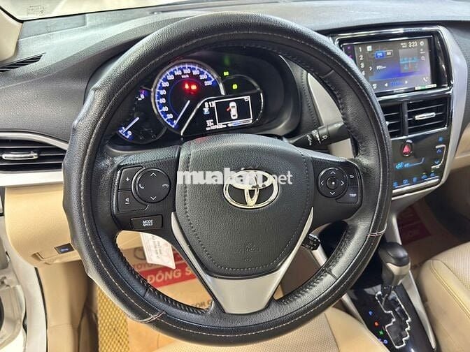 VIOS 1.5G 2020 bản đủ Trắng 107838 km