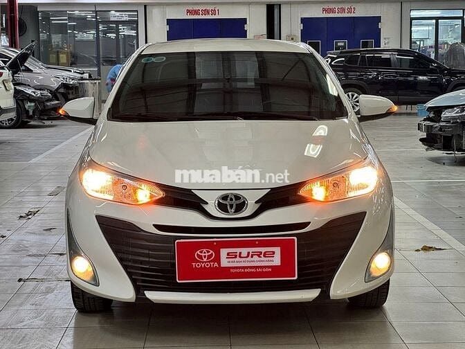 Toyota Vios 2020 1.5E Trắng 107044 km