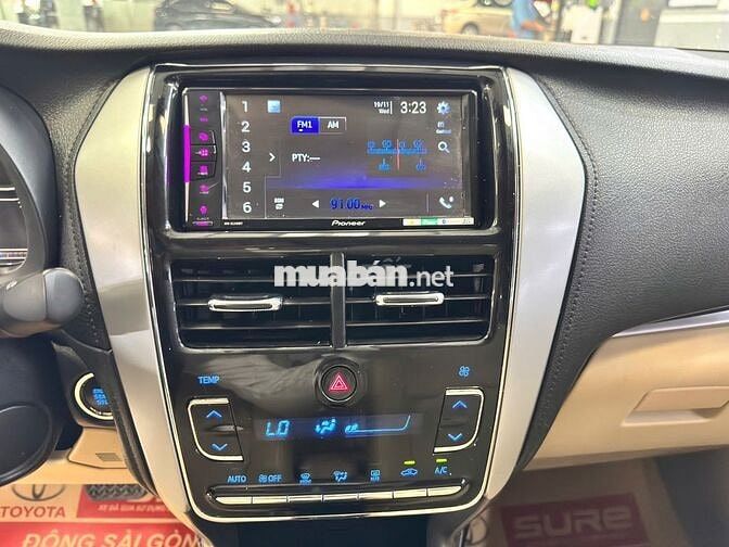 VIOS 1.5G 2020 bản đủ Trắng 107838 km