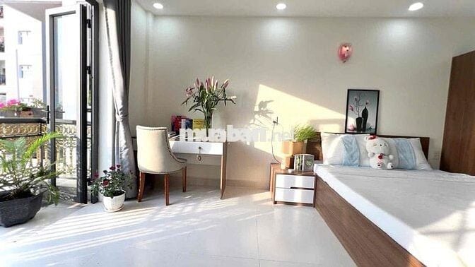 STUDIO BAN CÔNG RỘNG 30M2 FULL NỘI THẤT GẦN VLU IUH