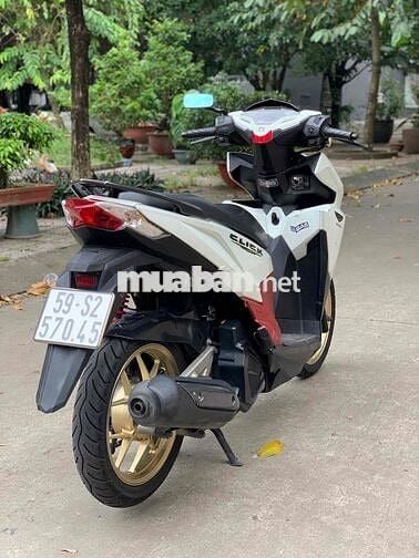 🌈Xe honda Click 2016 màu  trắng đen mới len ken 95