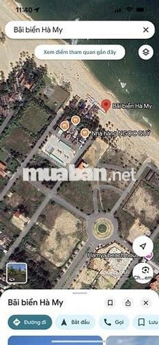 Lô đất 4 Mặt tiền giáo Biển bãi tắm dài trực diện Biển