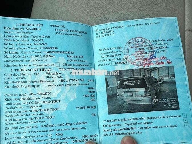 Toyota Innova 2006 G