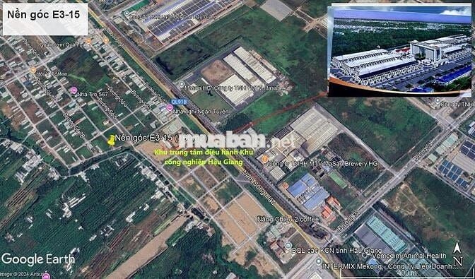 Nền góc giá rẻ KDC Đông Phú TP Cần Thơ