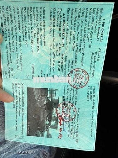 Toyota Innova 2018 Số sàn 145907 km