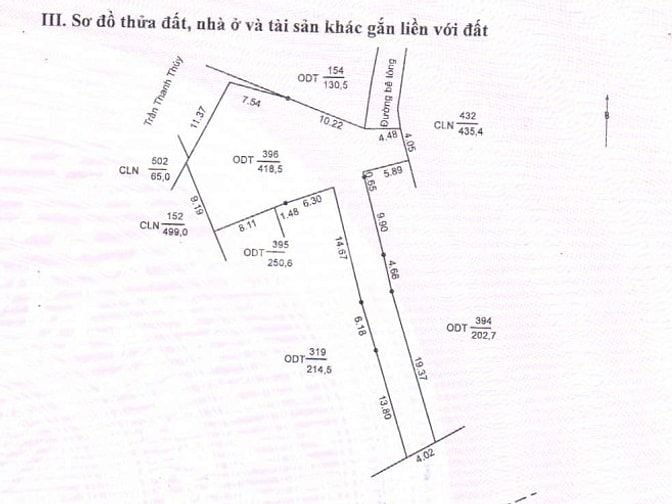Bán 418,5m2 ODT tại P.Mỹ Hòa, TP.Long Xuyên, T.An Giang