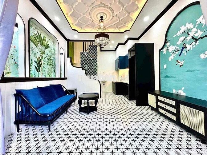 Nhà mới full nội thất - Thiết kế indochine