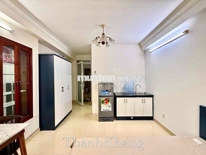 CHO THUÊ CĂN HỘ STUDIO CỬA SỔ LỚN - FULL NỘI THẤT MỚI