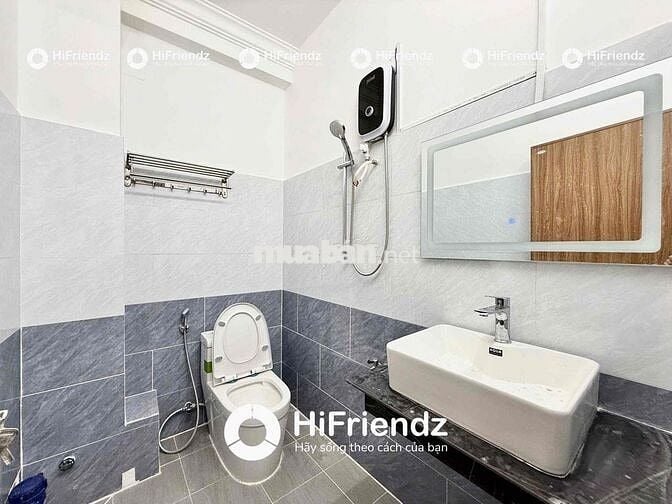 CHDV 1 phòng ngủ tách bếp, ban công thoáng mát, đi bộ qua Aeon Mall