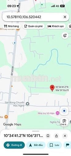 Chính chủ Bán đất full thổ cư 3MT đường 4m cách QL DT833B 500m- 1 tỷ 6