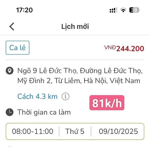 Tuyển giúp việc theo giờ làm Tết 2026 lương cao