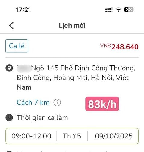 Tuyển giúp việc theo giờ làm Tết 2026 lương cao