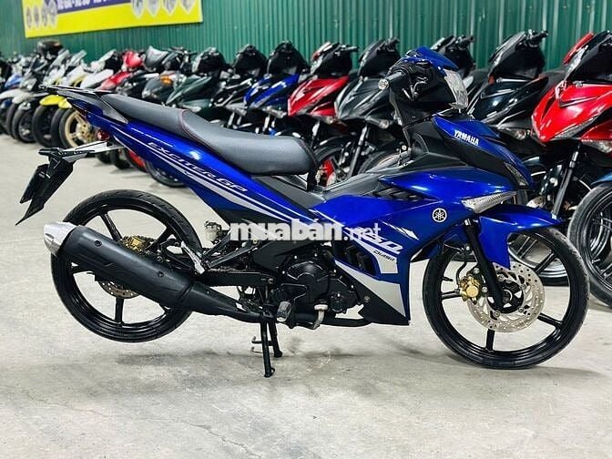 XE MÁYTHANH TÙNG_EXCITER 150 XANH GP XUỐNG BÁNH