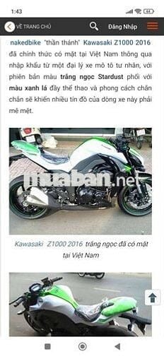 🥰Tphcm z1000abs 2016 bs59A3 siêuđẹp giá iuthương
