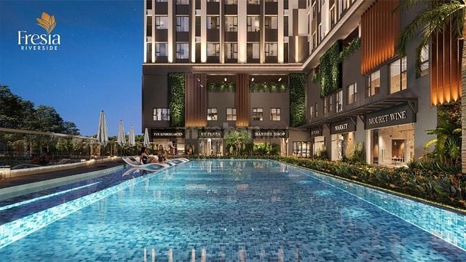 Căn Hộcao cấp 𝑭𝑹𝑬𝑺𝑰𝑨 𝑹𝑰𝑽𝑬𝑹𝑺𝑰𝑫𝑬 100% 𝑽𝑰𝑬𝑾 𝑺𝑶̂𝑵𝑮