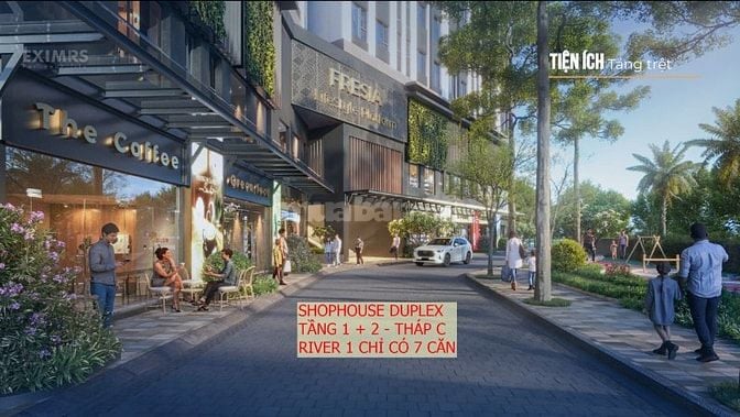 Căn Hộcao cấp 𝑭𝑹𝑬𝑺𝑰𝑨 𝑹𝑰𝑽𝑬𝑹𝑺𝑰𝑫𝑬 100% 𝑽𝑰𝑬𝑾 𝑺𝑶̂𝑵𝑮