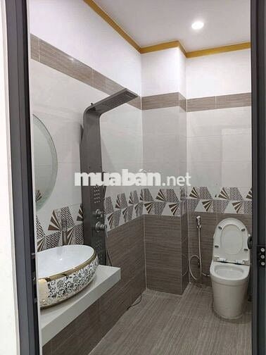 Cho thuê nhà 2 lầu nội thất cơ bản trong KDC yên tỉnh bình an dĩ an