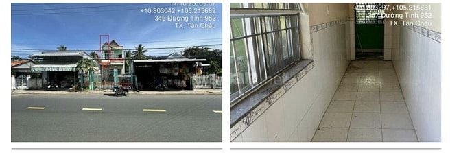 Bán 166m2 ODT tại P.Long Châu, TX.Tân Châu, T.An Giang