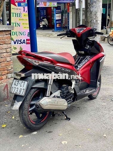 Honda Air Blade2012 FI Đỏ đen bs43 giấy tờ đầy đủ