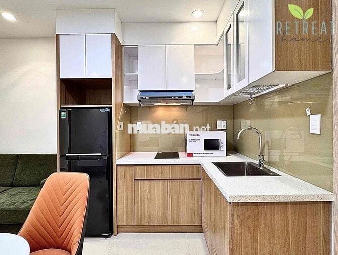 CHO THUÊ CĂN HỘ 1 PHÒNG NGỦ MỚI GẦN NOWZONE Q1  FULL NỘI THẤT GIÁ RẺ