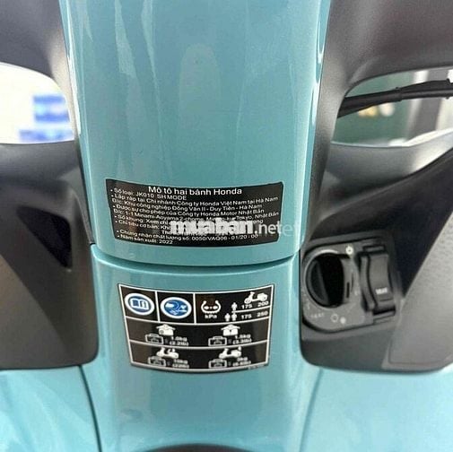 Honda SH Mode 2022 ABS Xanh Ngọc