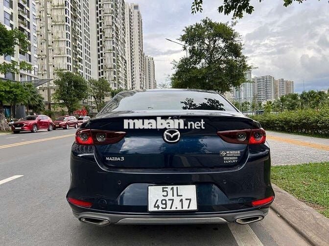MAZDA 3 LUXURY 2021, XANH CAVANSINE, HỖ TRỢ GÓP.