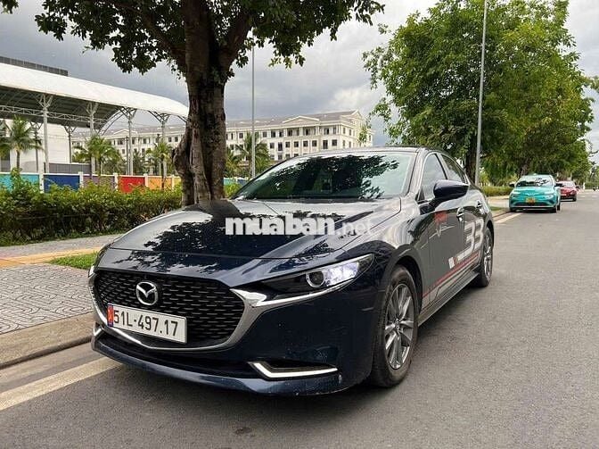 MAZDA 3 LUXURY 2021, XANH CAVANSINE, HỖ TRỢ GÓP.