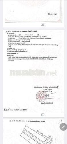 Chính chủ gủi bán lô đất gốc 2 mặt tiền thạnh lộc 16