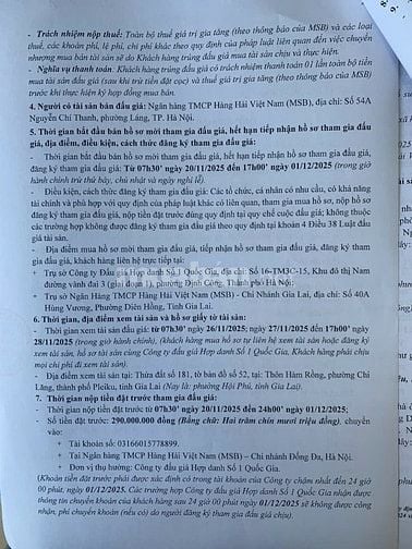 CÔNG TY ĐẤU GIÁ HỢP DANH SỐ 1 QUỐC GIA THÔNG BÁO BÁN ĐẤU GIÁ TÀI SẢN