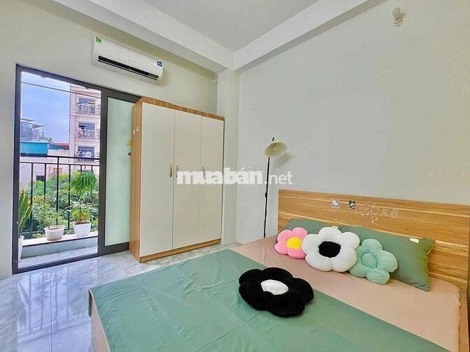 1K1N - CÁCH MẶT ĐƯỜNG 32 CHỈ 200M, 30m2 BAN CÔNG THOÁNG, GẦN GA NHỔN