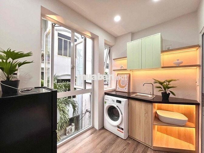 CHO THUÊ STUDIO NGAY LÊ VĂN SỸ - FULL NỘI THẤT MÁY GIẶT RIÊNG
