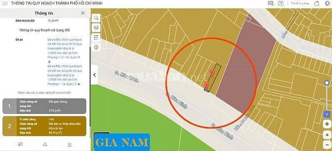 BÁN NHÀ MẶT TIỀN : 70 HÒA BÌNH - P. 5 - Q. 11 - TPHCM.