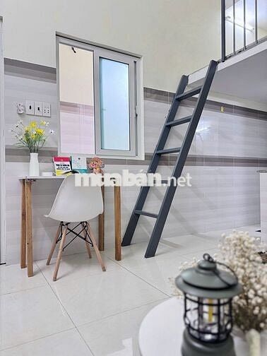 🔴Phòng duplex giá sinh viên ngay công viên Làng Hoa