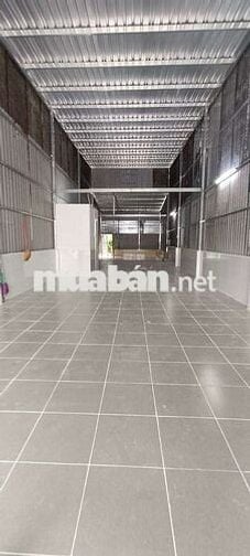 Nhà Xưởng 5x25 trống suốt Có điện 3pha