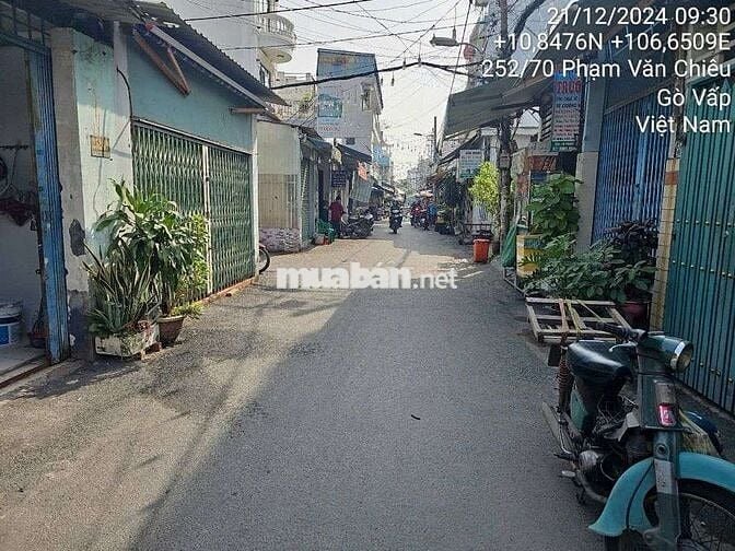 Siêu khủng 280m2 60 triệu/m2 hẻm 5m ô tô thông đường Phạm Văn Chiêu GV