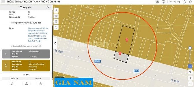 BÁN NHÀ MẶT TIỀN : 1700 TỈNH LỘ 10 - P. TÂN TẠO - Q. BÌNH TÂN - TPHCM