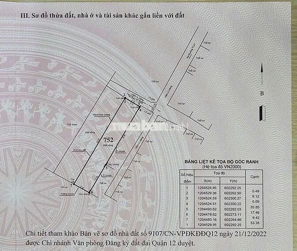 Bán lô đất Biệt Thự diện tích khủng gần 500m2 - TL47 , Thạnh Lộc, Q12