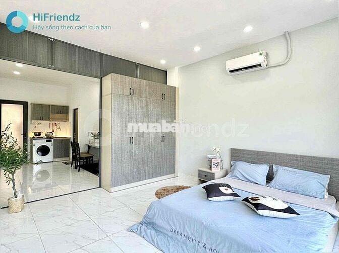 🔥Căn hộ dịch vụ 1PN ban công tách bếp full nội thất gần Aeon Tân Phú