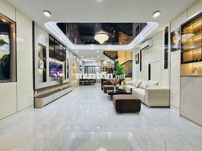 Nhà mới, full nội thất - 58,3m2 - 3 PN, 1 phòng LV, Phan Huy ích, GV