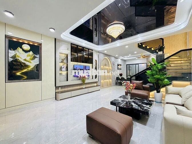 Nhà mới, full nội thất - 58,3m2 - 3 PN, 1 phòng LV, Phan Huy ích, GV