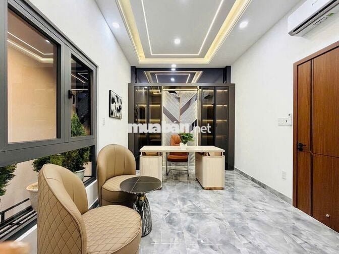 Nhà mới, full nội thất - 58,3m2 - 3 PN, 1 phòng LV, Phan Huy ích, GV