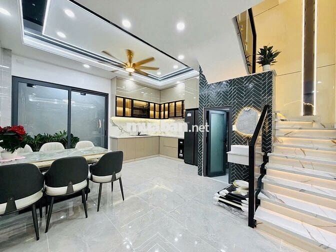 Nhà mới, full nội thất - 58,3m2 - 3 PN, 1 phòng LV, Phan Huy ích, GV