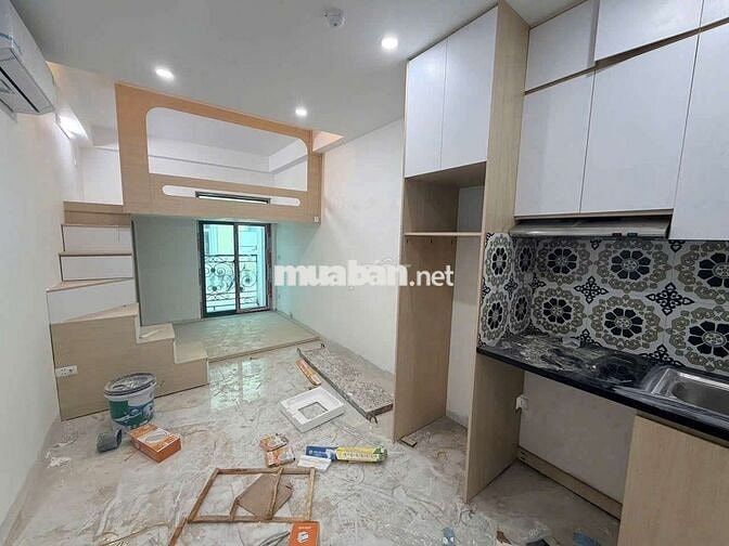 Căn hộ mới sắp hoàn thiện gần ga Cát Linh ban công thoáng đủ đồ