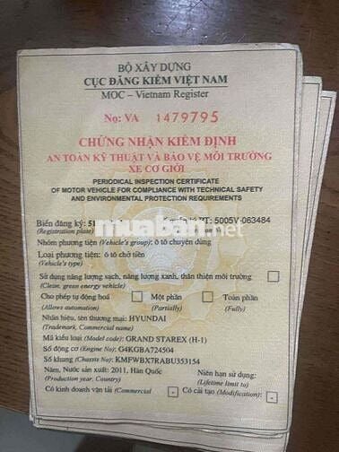 Hyundai Starex 2011 2.5D MT - 130000 km